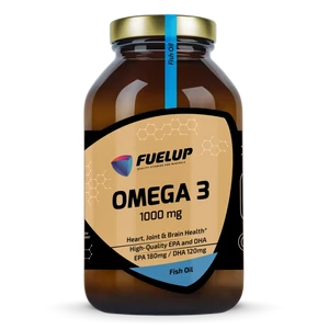 Fuel-Up Omega 3 1000 mg – Természetes halolaj EPA &amp; DHA zsírsavakkal (180 kapszula)