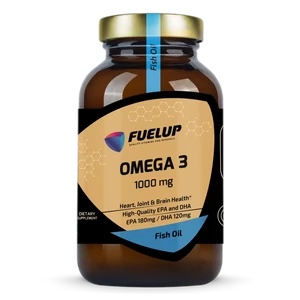 Fuel-Up Omega 3 1000 mg – Természetes halolaj EPA &amp; DHA zsírsavakkal (90 kapszula)