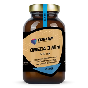 Fuel-Up Omega 3 Mini (TG) 500 mg – 180 lágyzselatin kapszula