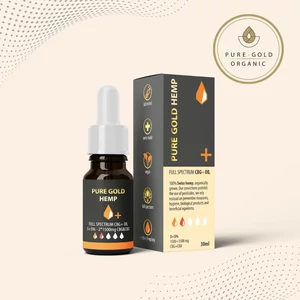 5+5% Pure Gold Hemp CBG+ olaj 30ml