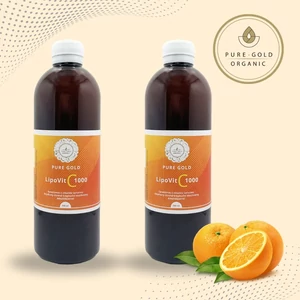 Pure Gold LipoVita C 1000 folyékony liposzómás C vitamin 2x500 ml