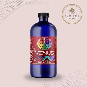 Pure Gold VENUS MAX 77ppm arany- és rézkolloid oldat 480ml