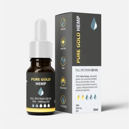 10% Pure Gold Hemp CBD olaj 30ml