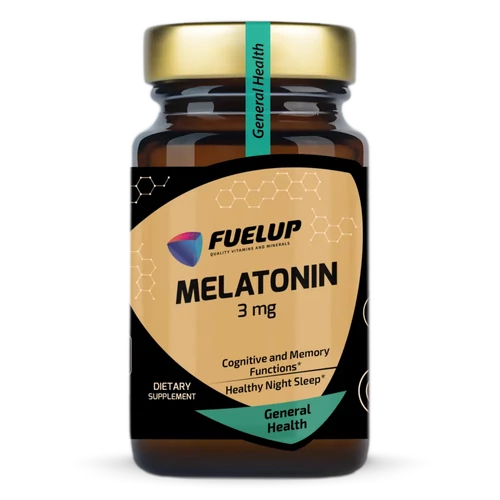 Fuel-Up Melatonin 3 mg – Természetes alvástámogató tabletta (60 db)