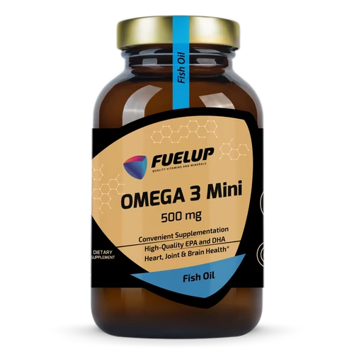 Fuel-Up Omega 3 Mini (TG) 500 mg – 180 lágyzselatin kapszula