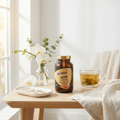 Fuel-Up Biotin 5000 µg – Haj-, bőr- és körömtámogató kapszula (60 db)