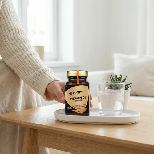Fuel-Up Vitamin D3 4000 NE – Természetes D3-vitamin lágyzselatin kapszulában (120 db)