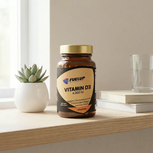 Fuel-Up Vitamin D3 4000 NE – Természetes D3-vitamin lágyzselatin kapszulában (120 db)