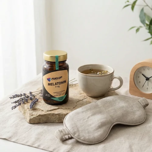 Fuel-Up Melatonin 3 mg – Természetes alvástámogató tabletta (60 db)