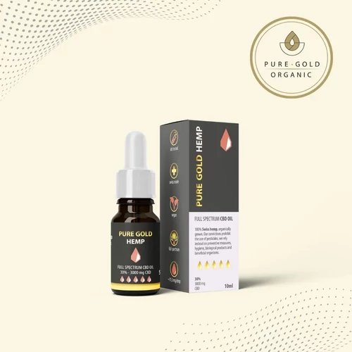 30% Pure Gold Hemp CBD olaj 10ml