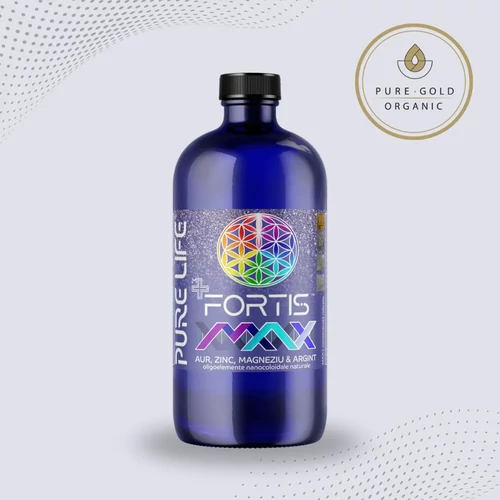 Pure Gold FORTIS MAX 77ppm arany-, cink-, magnézium-, ezüstkolloid 480ml