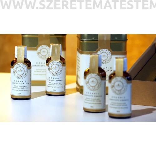 Cordyceps + Reishi + Shiitake – Bio Folyékony Kivonat 2x50ml