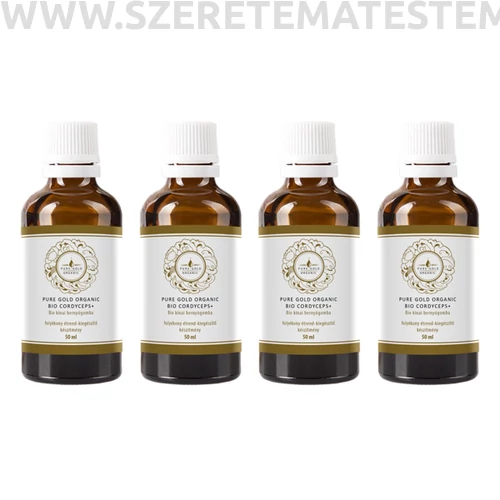 Kínai hernyógomba folyékony kivonat 4x50ml