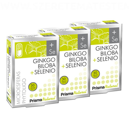 Ginkgo Biloba + Selenio 3x30 db