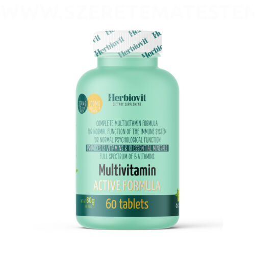 Herbiovit Multivitamin Active Formula tabletta – 60 db