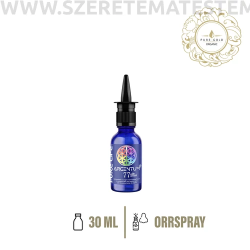 ARGENTUM+ 77ppm ezüstkolloid orrspray 30ml