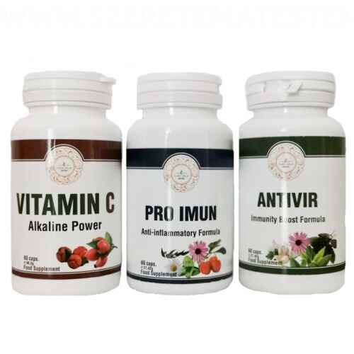 Vitamin csomag - Pro Immun + AntiVir + C Vitamin kapszula